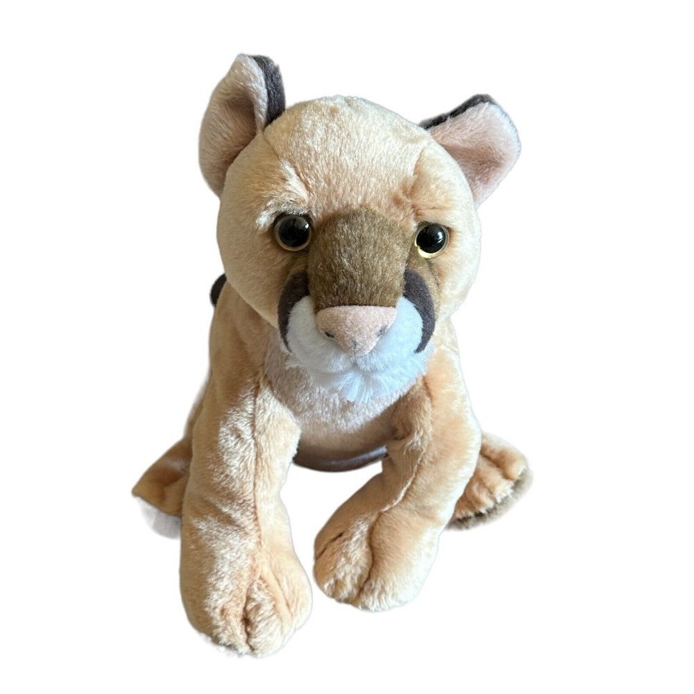 Wild Republic 11 Inch Mountain Lioness Cuddlekins Plush Brown Stuffed Animal Toy